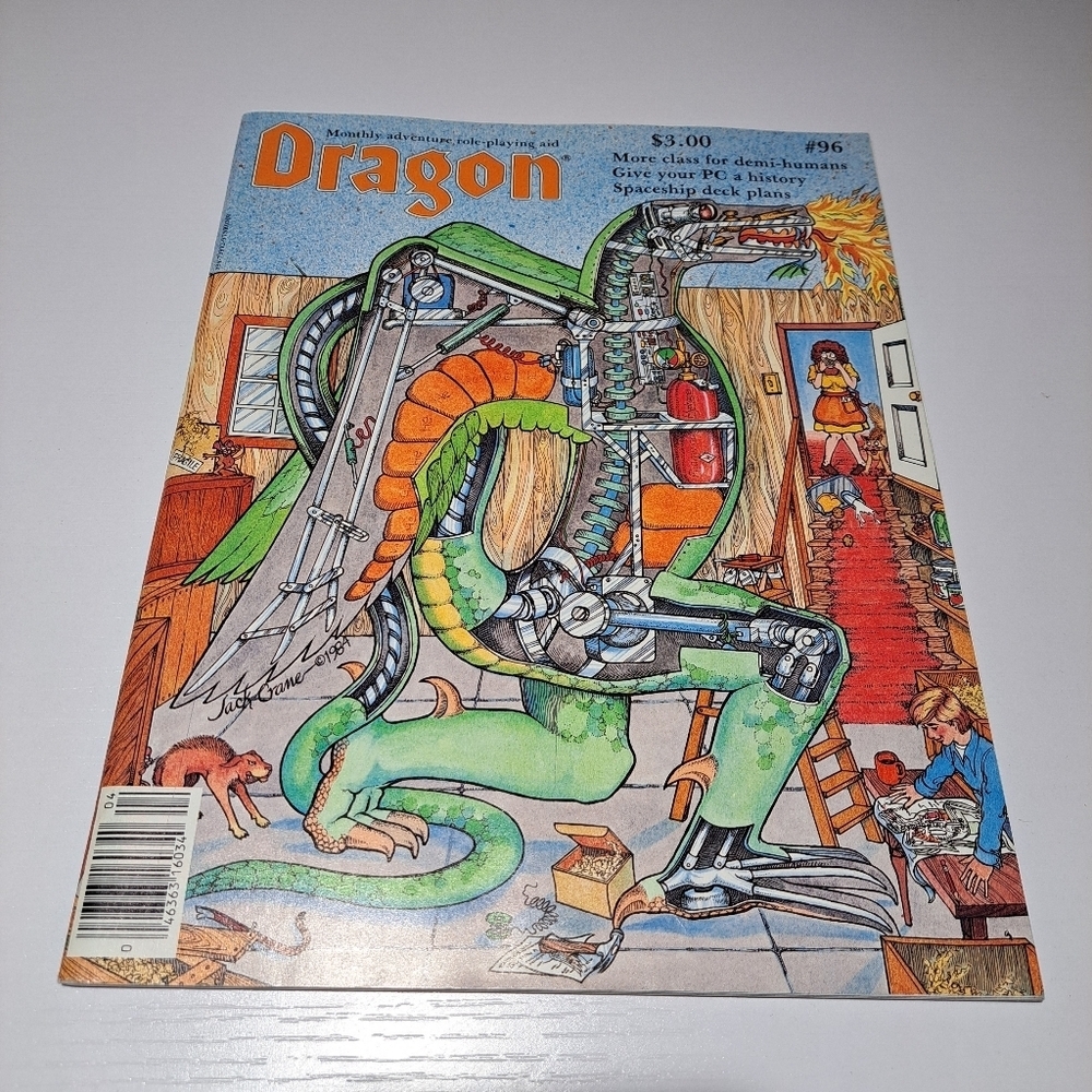 The Dragon Magazine Issue 96 April 1985 vintage D&D